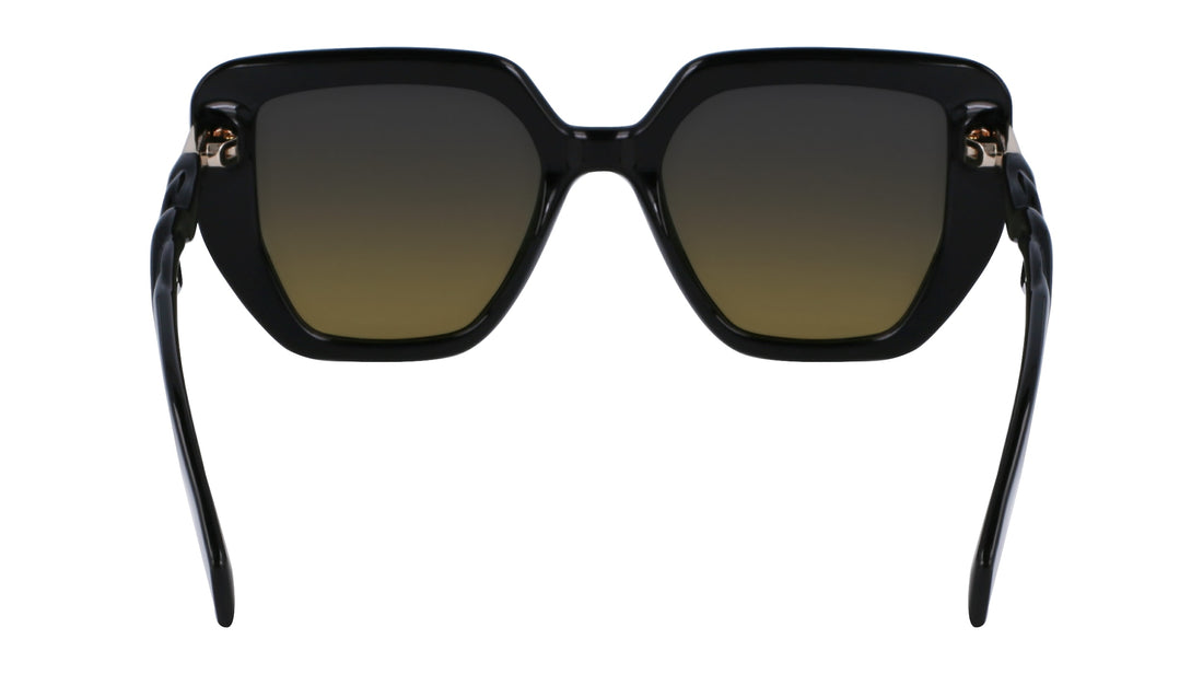 Occhiali da sole liu jo lj788s 001 negro rectangular femenino taglia 52mm - Vista dettagliata