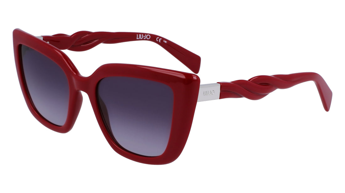 Occhiali da sole liu jo lj789s 600 rojo cat eye femenino taglia 52mm - Vista dettagliata