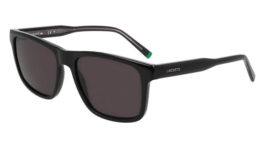 Occhiali da sole lacoste l6025s 001 negro rectangular masculino taglia 56mm - Vista principale