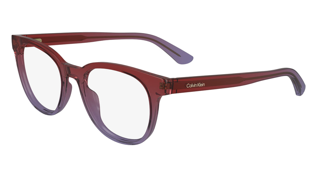 Occhiali da vista calvin klein ck24522 603 rojo oval unisex taglia 52mm - Vista principale