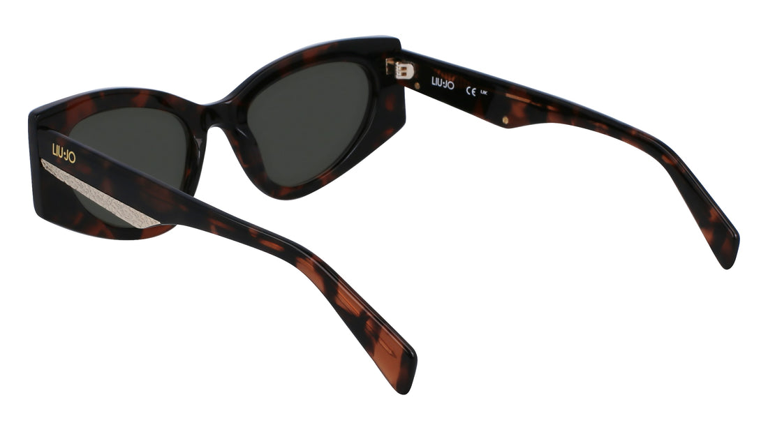 Occhiali da sole liu jo lj792s 242 tortoise cat eye femenino taglia 52mm - Vista dettagliata
