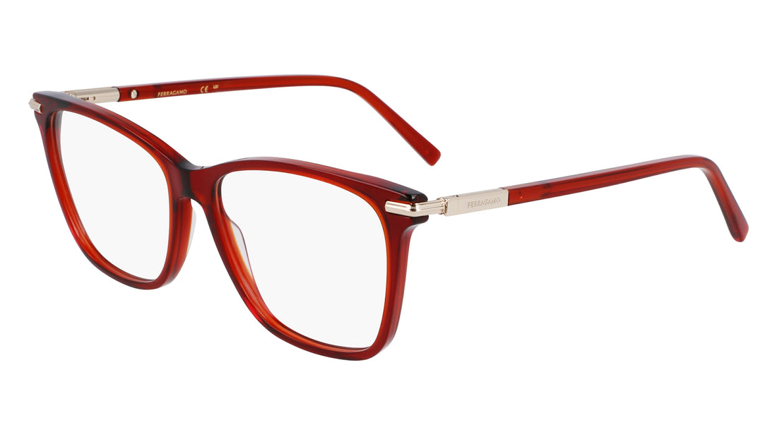 Occhiali da vista ferragamo sf3013 616 rojo femenino taglia 53mm - Vista principale
