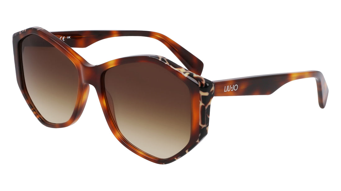 Occhiali da sole liu jo lj797s 245 tortoise rectangular femenino taglia 57mm - Vista dettagliata