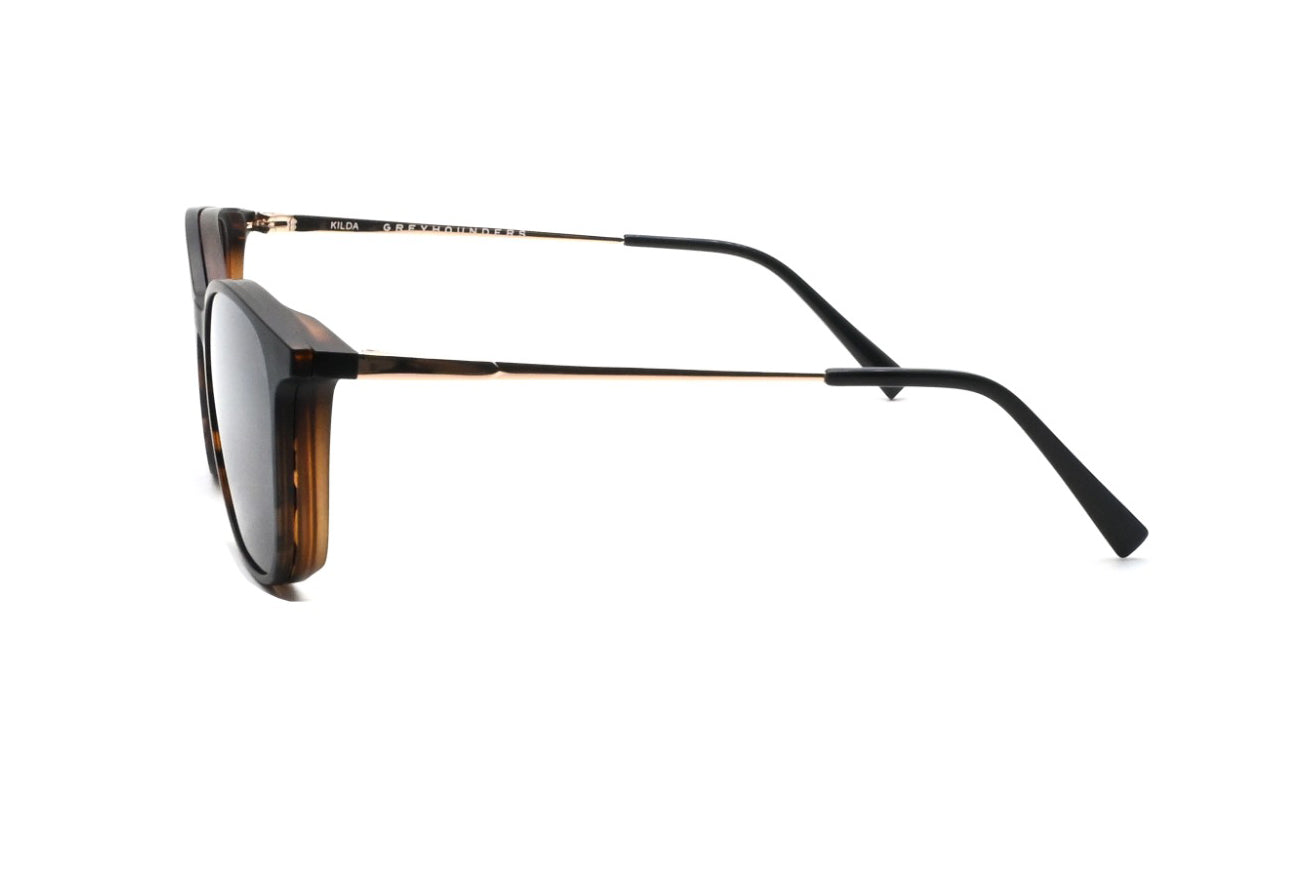 GREYHOUNDERS KILDA + CLIP-ON C2 HAVANA 52