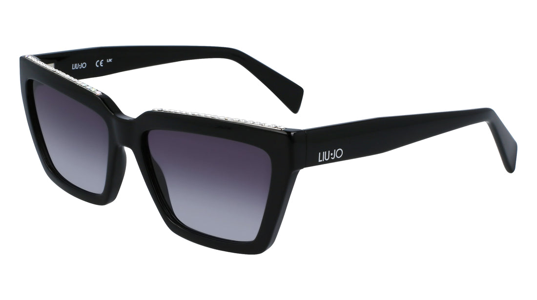 Occhiali da sole liu jo lj793sr 001 negro rectangular femenino taglia 57mm - Vista dettagliata