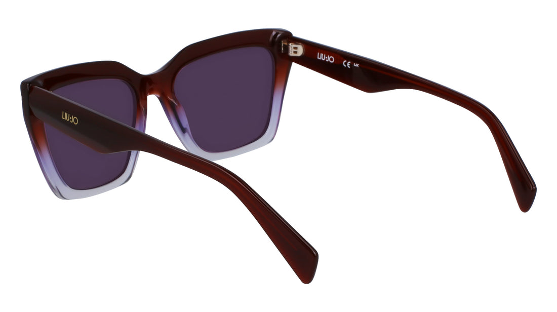 Occhiali da sole liu jo lj795s 208 marron rectangular femenino taglia 54mm - Vista dettagliata