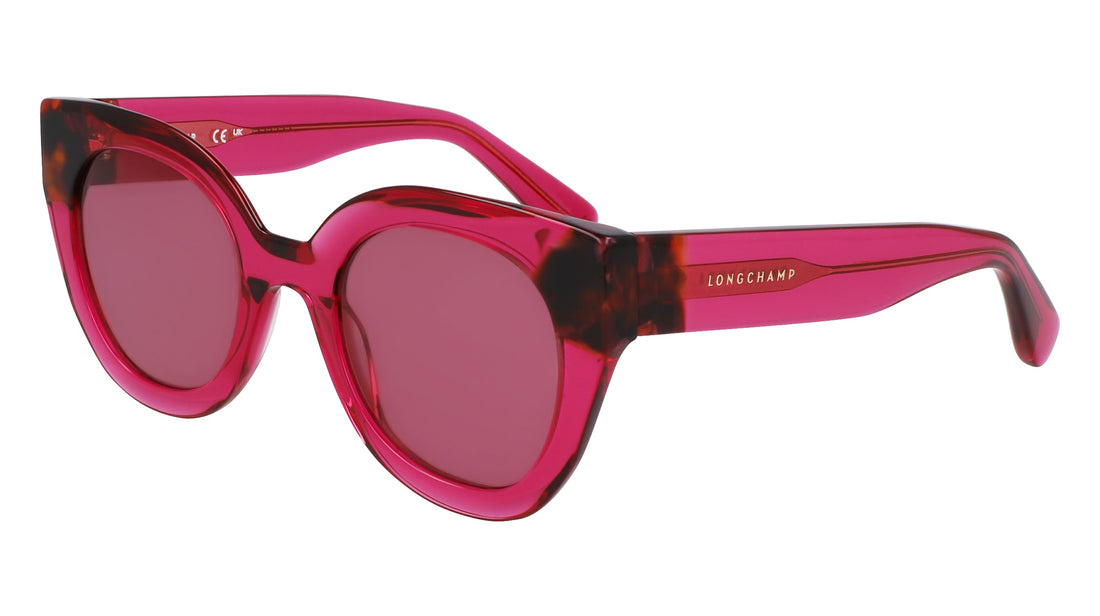Occhiali da sole longchamp lo750s 654 rosa round femenino taglia 49mm - Vista principale