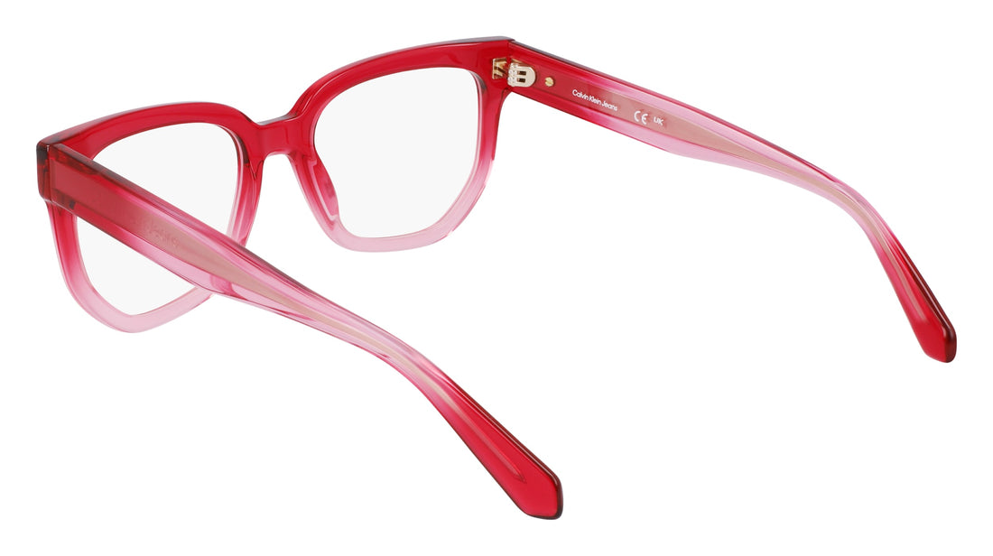 Brillen calvin klein jeans ckj24615 602 rosa rectangular femenino größe 53mm - Detailansicht