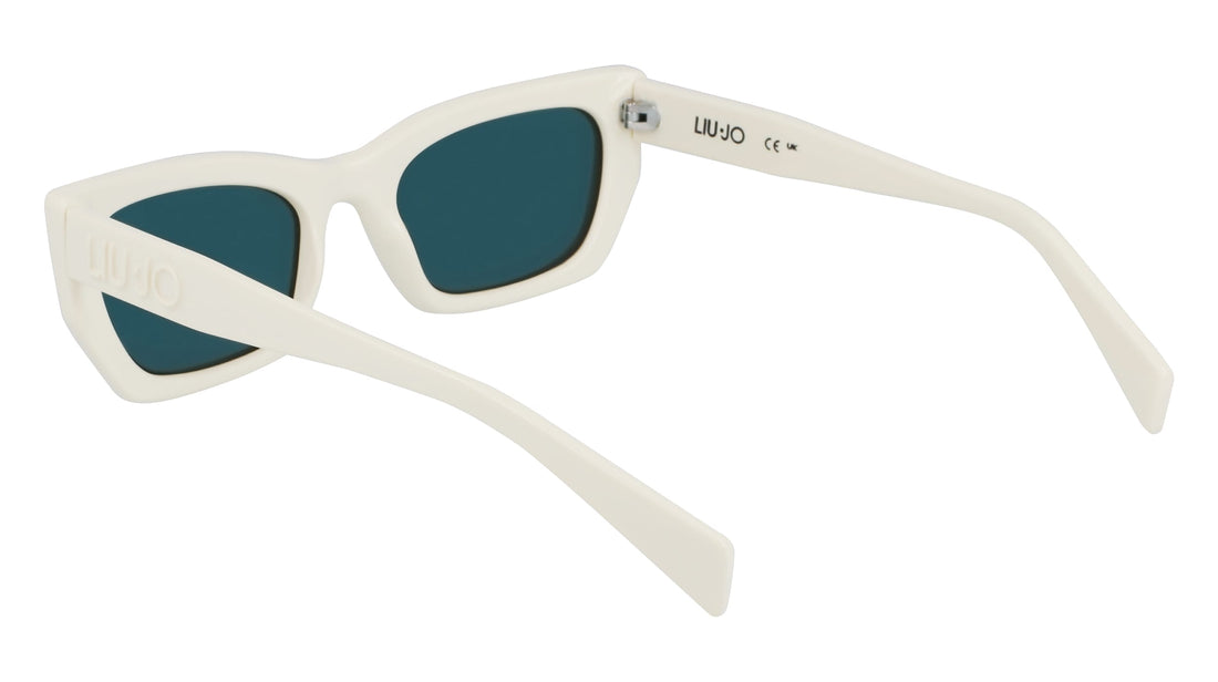 Occhiali da sole liu jo lj790s 101 blanco cat eye femenino taglia 52mm - Vista dettagliata