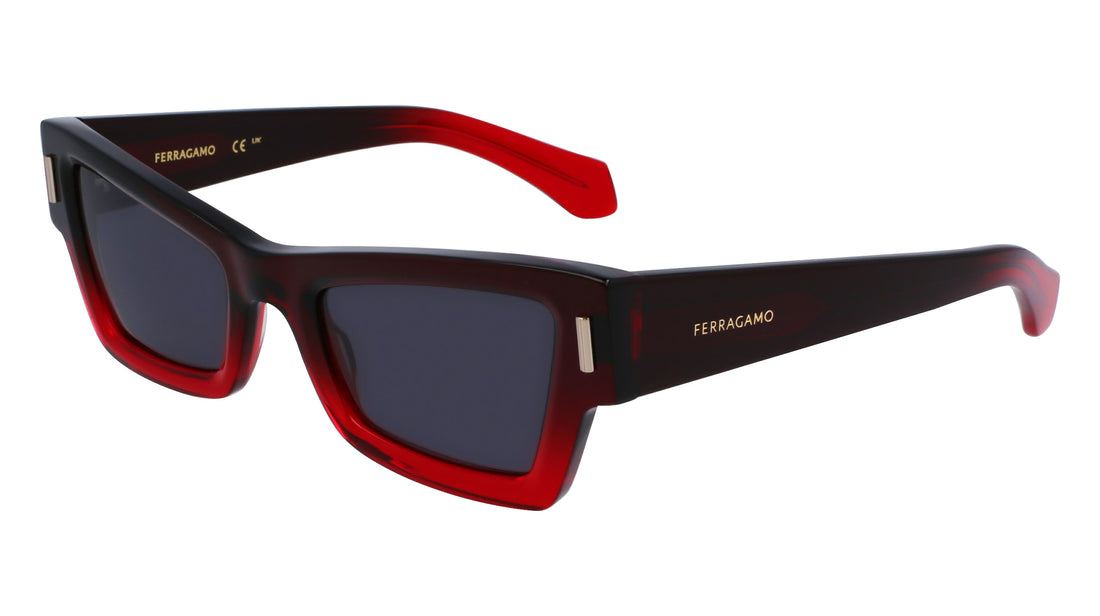 Occhiali da sole ferragamo sf2006s 615 rojo rectangular femenino taglia 53mm - Vista principale