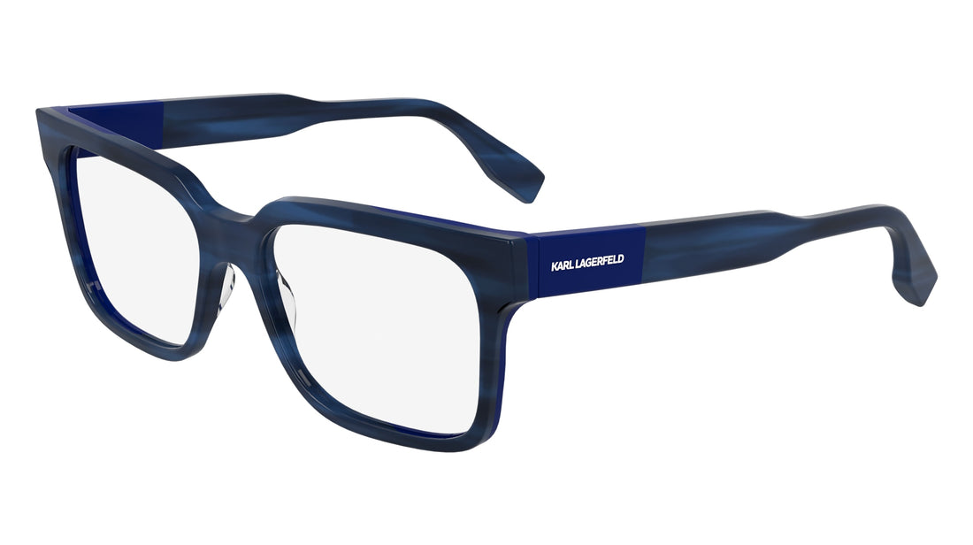 Occhiali da vista karl lagerfeld kl6173 422 azul masculino taglia 55mm - Vista principale