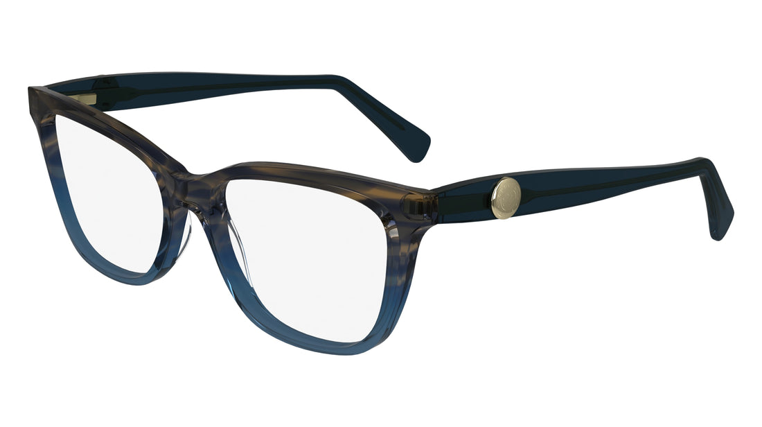 Occhiali da vista longchamp lo2744 406 azul rectangular femenino taglia 52mm - Vista principale