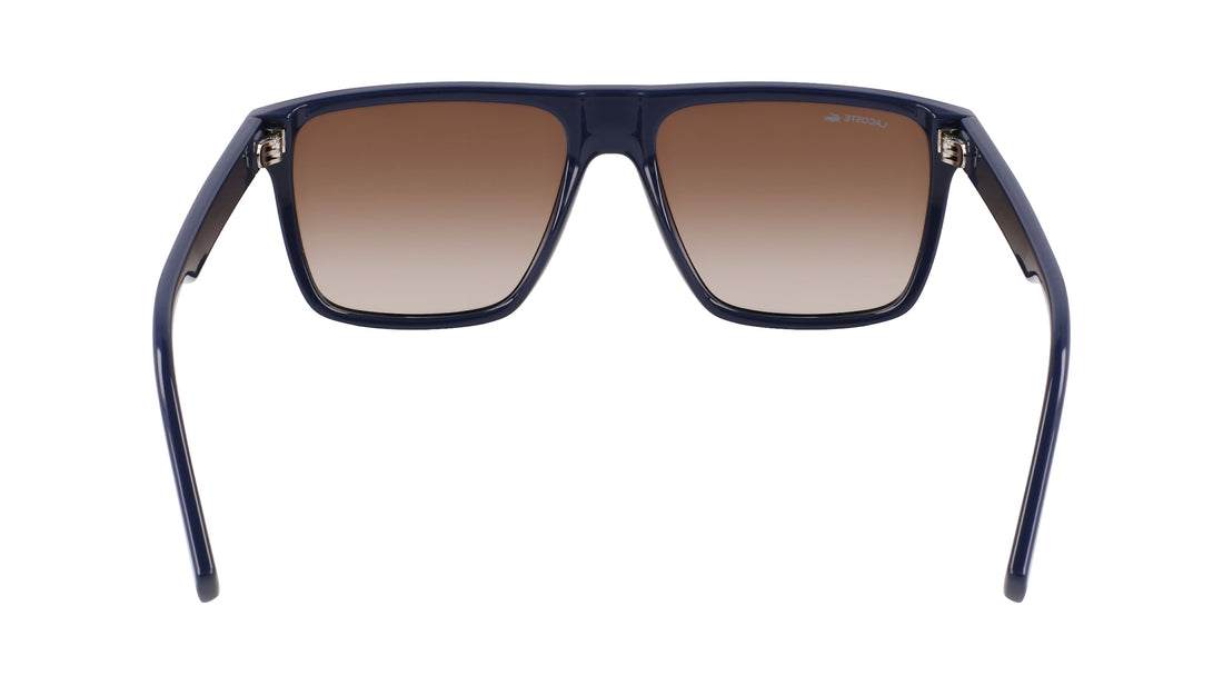 Occhiali da sole lacoste l6027s 410 azul rectangular masculino taglia 57mm - Vista dettagliata