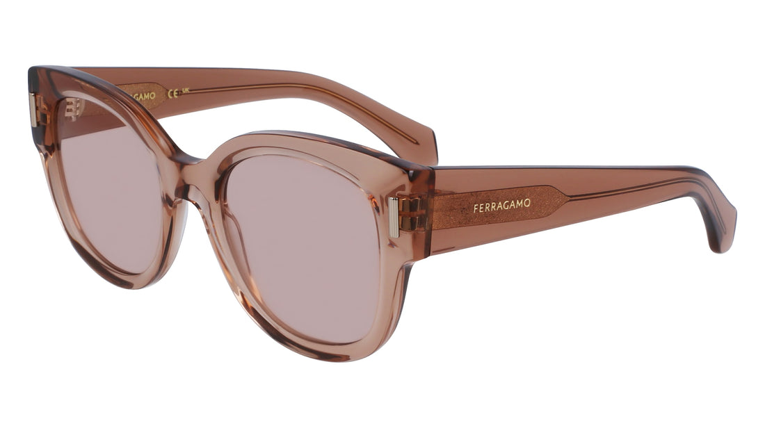 Occhiali da sole ferragamo sf2007s 260 beige tea cup femenino taglia 51mm - Vista principale