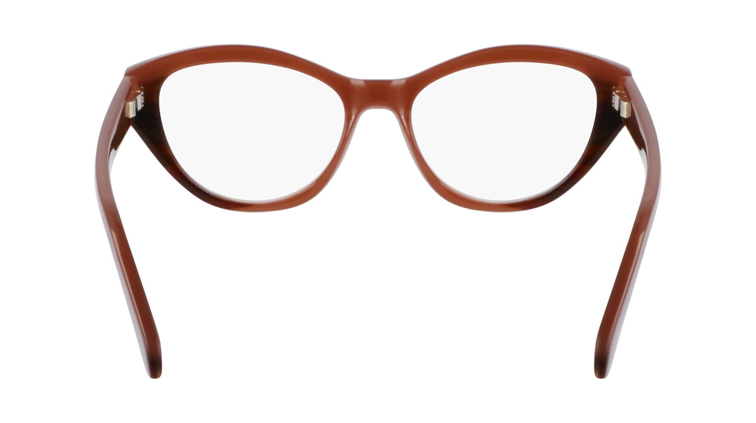 Occhiali da vista ferragamo sf3011 254 marron femenino taglia 53mm - Vista dettagliata